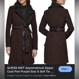 Guess Dark Purple Coat